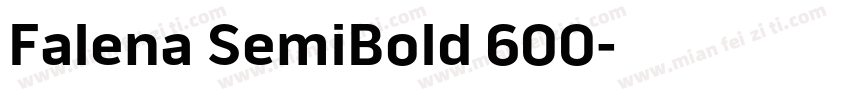 Falena SemiBold 600字体转换